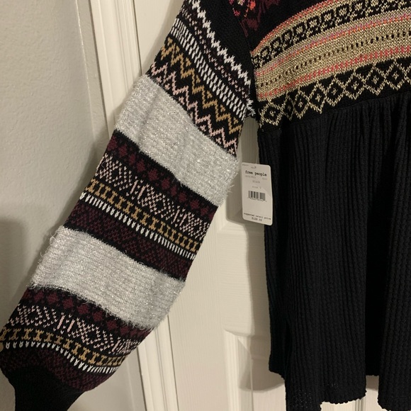 NWT Free People Cozy Cottage Sweater - Picture 14 of 15